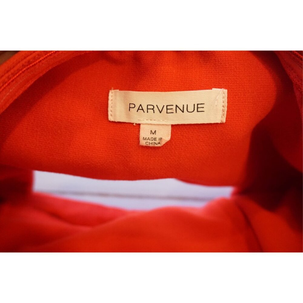 Parvenue Red Strapless Bow Jumpsuit - Size M - Picture 4 of 12